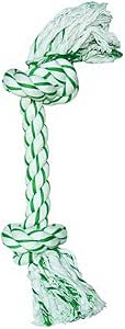 Dogit Knotted Rope Bone Toy, Mint, Large