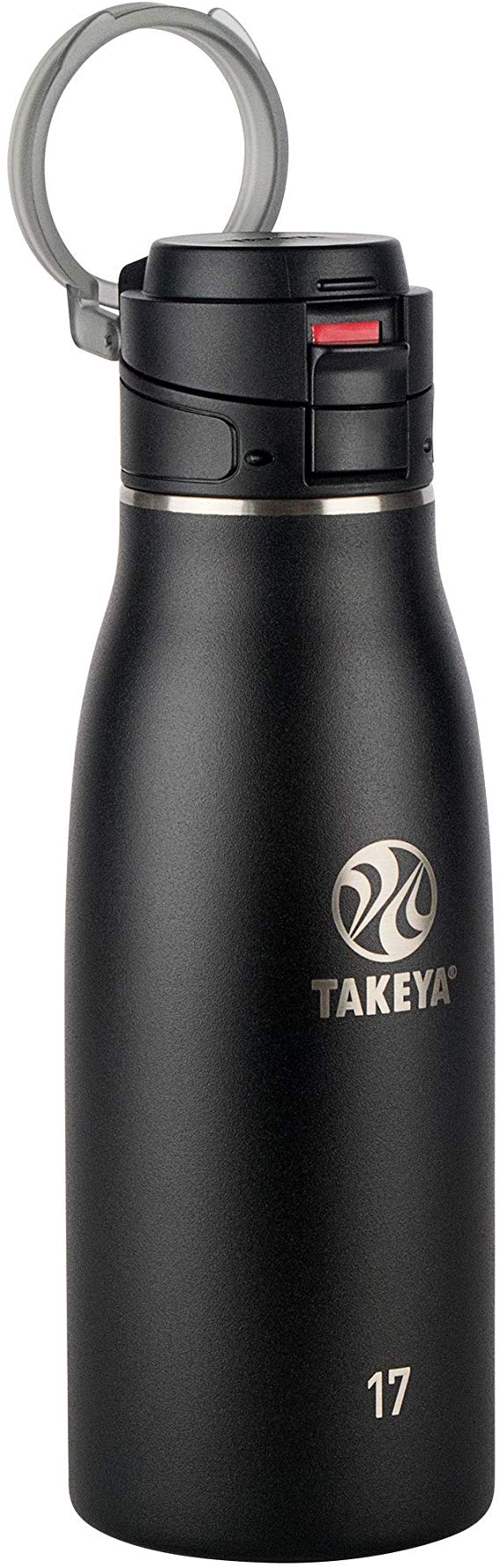 Takeya 51273 Leak Proof Insulated Travel Mug, 17oz, Onyx, 17 oz