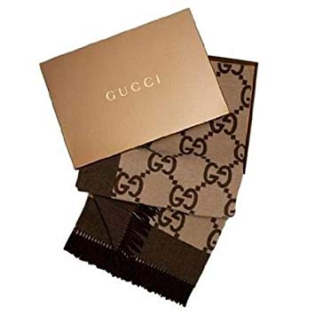 Gucci Luxury Throw Blanket - Brown