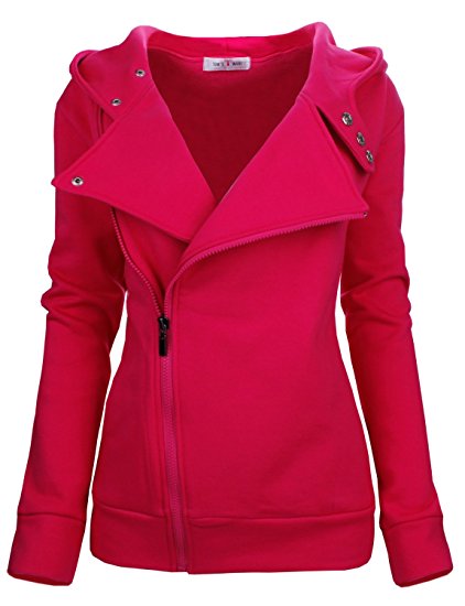 Tom's Ware Women Slim fit Zip-up Hoodie Jacket