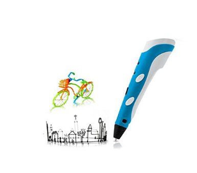 ELEGO TRADING 3D Arts and Crafts Drawing 3D Printing Doodle Printer Pen with FREE 30G ABS FilamentBlue