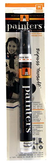 Elmer's Painters Opaque Paint Marker, Medium Tip, Black (7327)