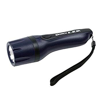 Dorcy 330-Lumen Lightweight Portable Flashlight with Barrel-Mounted Switch and Nylon Strap, Assorted (41-2507)