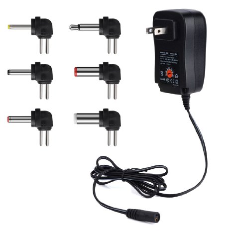 SoulBay Universal ACDC Adapter Switching Power Supply with Six Adaptor Plugs