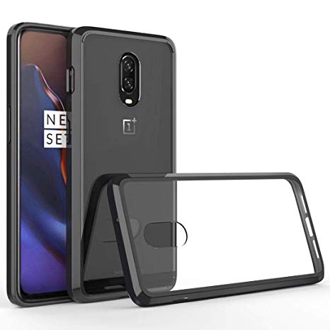 Damenv OnePlus 6T Case, Full Coverage Slim Anti-Scratch Heavy Duty Protection Shockproof Cover Case with OnePlus 6T - Black