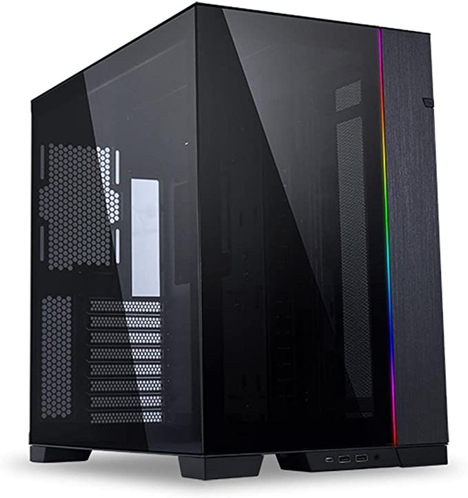 Lian-Li O11 Dynamic EVO ATX Mid Tower Tempered Glass Computer Case, Black