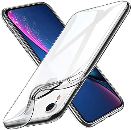 Carantee Case Compatible with iPhone XR, Ultra Thin Soft Transparent Protective Cover, Shockproof, Anti-Scratch Phone Case Cover Silicone TPU Case for iPhone XR (Crystal Clear)