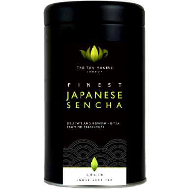 The Tea Makers of London Japanese Sencha Green Loose Leaf Tea 125 g Caddy