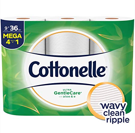 Cottonelle Ultra GentleCare Toilet Paper, Sensitive Bath Tissue, 340 Count