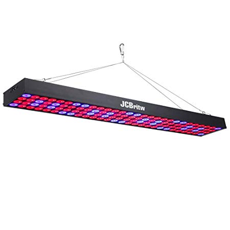 JCBritw LED Grow Lights Panel 60W Plant Growing Lamp Aluminum Made for Indoor Plants Hydroponics Greenhouse Veg and FlowerJCBritw LED Grow Light for Indoor Plants 60W Red Blue Plant Growing Lamp Greenhouse Hydroponics Plant Hanging Kit Germination Veg and Flower