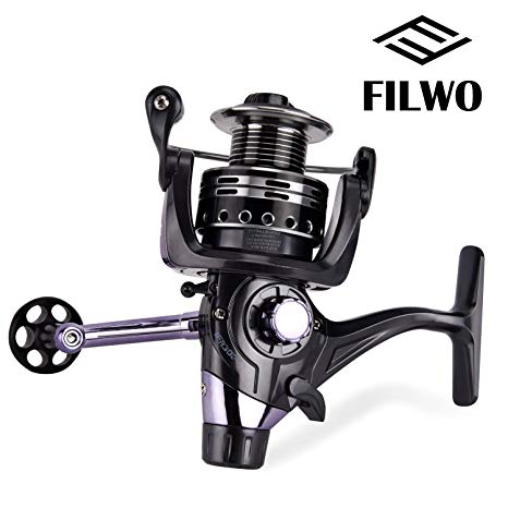 FILWO Fishing Reel, Spinning Reel Saltwater 11 1 BB Gear Ratio 5.0:1, 16LB Rear Drag Spinning Reels High Speed Powerful Freshwater Fishing Reel 3000, Left/Right Interchangeable, Light Metal Spool