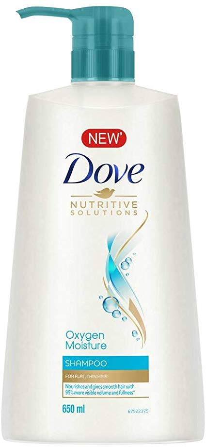 Dove Oxygen Moisture Shampoo, 650ml