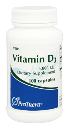 Prothera Vitamin D3 5000 Iu 100 Capsules