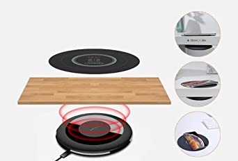 MiLi Table Mate, Wireless Charger, 5W Max. Thin Magnetic Resonance Sensor Mat, Compatible with Phone 11/11Pro/11Pro Max/XS Max/XR/XS,Galaxy Note 10/S10/S9