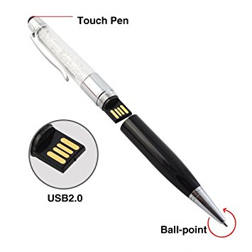 Fastdisk 3 in 1 Multifunction 8GB Pen Drive USB Flash Drive Jump Drive with Ballpoint Pen and Touch Pen