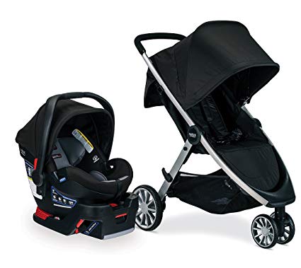 Britax B-Lively & B-Safe Ultra Travel System, Noir