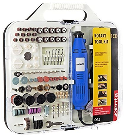 Xenta 163 piece Rotary Tool and Accessory Kit