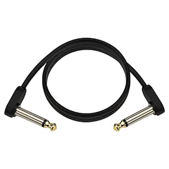 D'Addario Accessories Instrument Cable, Flat-Right Angle, 2 in (PW-FPRR-02)