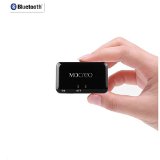 MOCREO Wireless Portable Bluetooth Stereo Music Transmitter Not A Bluetooth Receiver for 35mm Audio Devices iPod MP3MP4TV Media Players  35mm Audio Cable  USB Power CableBlack