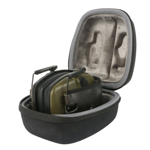 co2CREA Hard Travel Storage Carrying Case Bag for Howard Leight Impact Sport OD Electric Earmuff