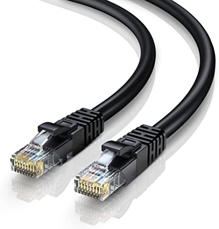 Maximm Cat6 150 ft Ethernet Cable Outdoor 150 Feet (45 Meters) Zero Lag Waterproof Internet Cable Suitable for Direct Burial Installations.
