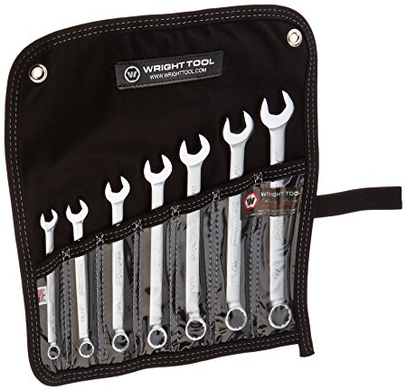 Wright Tool #707 Wrightgrip 7-Piece 12-Point Combination Wrench Set