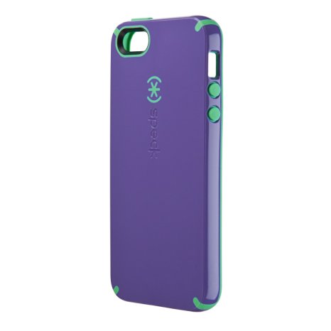 Speck Products CandyShell Case for iPhone SE, 5 & 5s - Grape Purple/Malachite Green