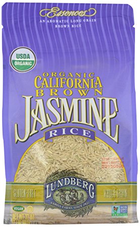 Lundberg Organic Rice - Jasmine Brown - 32 oz