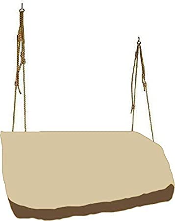 boyspringg Outdoor Porch Swing Cover Hanging Patio Canopy Cover Water-Resistant All Weather Protection 56”Lx32”Wx25”H