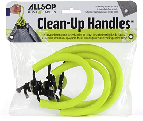 Allsop Clean-Up Tarp Handles - Interlocking System with 4 Handles per Pack