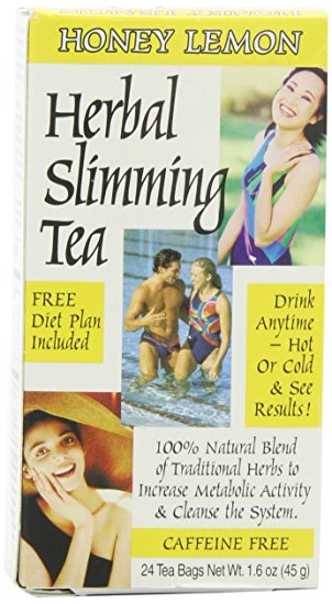 21st Century Slimming Tea, Honey Lemon, 24 count