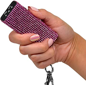 GUARD DOG SECURITY Mini Stun Gun Keychain - Stun Gun with LED Flashlight - USB Rechargeable