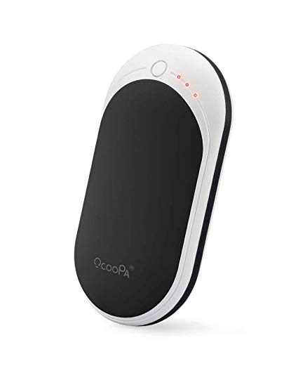 OCOOPA Hand Warmers Rechargeable 5200mAh Portable USB Electric Hand Warmer/Power Bank Great Gift in Cold Winter