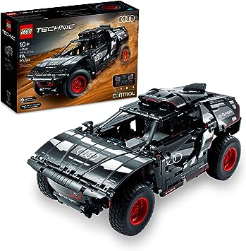 LEGO Technic Audi RS Q e-tron 42160 Advanced Building Kit for Kids Ages 10 and Up, This Remote Controlled Car Toy Features App-Controlled Steering and Makes a Great Gift for Kids Who Love Engineering