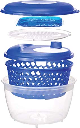 Rotho Wash, Spin and Transport Salads All in One Container