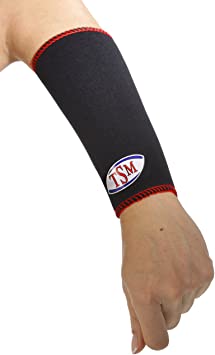 TSM 2111 Sports Bandage Forearm Cuff Active, Black, Size M