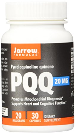 Jarrow Formulas Pyrroloquinoline Quinone Nutritional Supplements, 20 Mg, 30 Count (2 Pack)