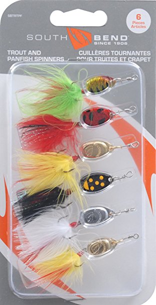 South Bend Trout and Panfish Spinners, 6-Pack