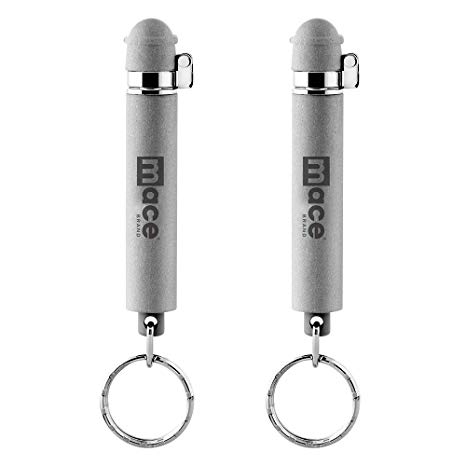 Mace Brand Police Strength Mini Keychain Pepper Spray Keyring Hard Case with Key Chain (Manufactured