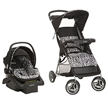 Cosco Lift & Stroll Travel System - Car Seat and Stroller – Suitable for Children Between 4 and 22 Pounds, Zahari