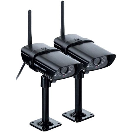 Uniden Wireless Weather Proof Video Surveillance Camera - Black (GC45) (2 Pack)