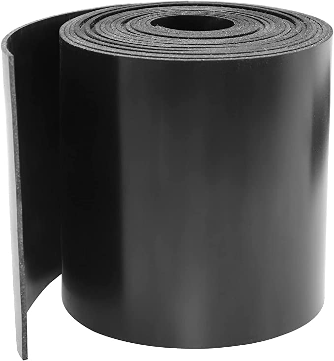 Neoprene Rubber Sheet 100mm(W)x1.5mm(T)x3m(L) Neoprene Rubber Strips Solid Rubber Rolls for DIY Gaskets, Crafts, Pads, Flooring Protection, Supports, Leveling, Anti-Vibration, Anti-Slip