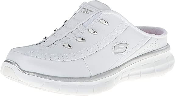 Skechers Sport Women's Elite Glam Synergy Slip-On Mule Sneaker