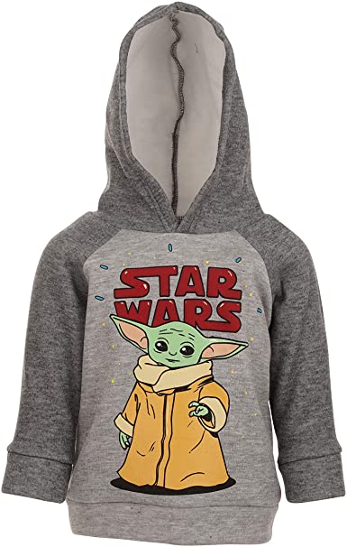 Star Wars Mandalorian The Child Boys Fleece Pullover Hoodie