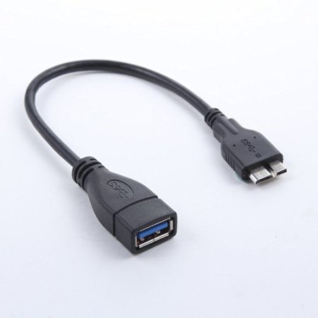IVSO Micro USB 3.0 OTG Host Flash Disk Cable for Samsung Note pro 12.2/ tab pro 12.2 tablet (Black)