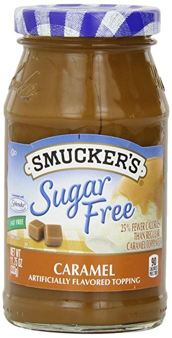 Smucker's  Sugar Free Caramel Flavored Topping, 11.75 Ounce