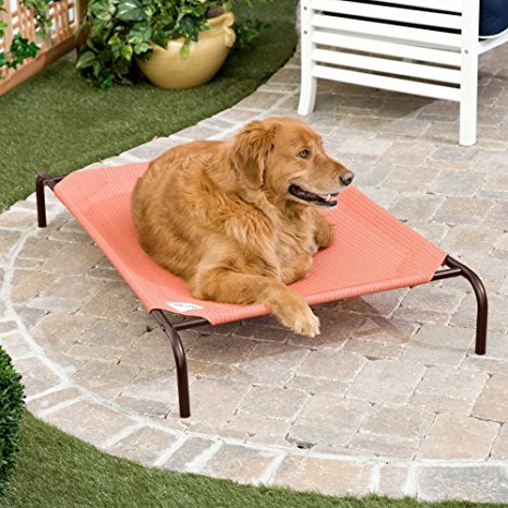 Coolaroo Elevated Pet Bed with Knitted Fabric