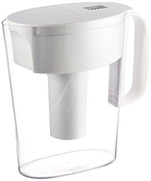 Brita Metro Water Filter Pitcher, White, 5 Cup