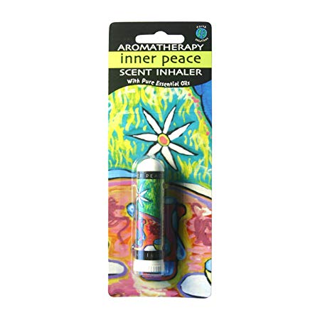 Inner Peace Aromatherapy Essential Oils Scent Inhaler | A Plant Derived Extract for Anxiety Relief | Therapeutic Grade Essential Oils Inhaler with Anti Anxiety Oil and Affirmation for Inner Peace