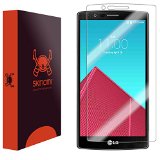 Skinomi TechSkin - LG G4 Screen Protector Premium HD Clear Film with Free Lifetime Replacement Warranty  Ultra High Definition Invisible and Anti-Bubble Crystal Shield - Retail Packaging